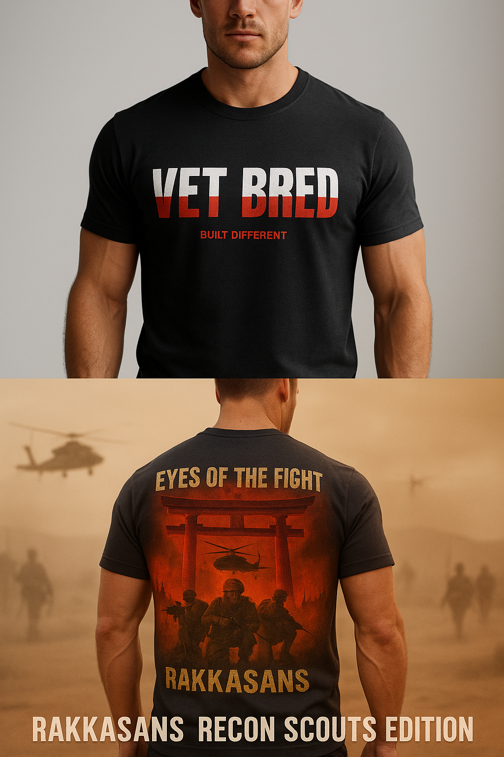 Rakkasans Recon Scouts Hoodie – “Eyes of the Fight”